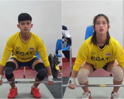 <strong>Read more about</strong><br />“ณัฐชนน-เขมิกา“ เตรียมประเดิมศึกยกน้ำยุวชนและเยาวชนโลก-“เจ้าภาพ” จัดพิธีเปิดประทับใจ “ณัฐชนน-เขมิกา“ เตรียมประเดิมศึกยกน้ำยุวชนและเยาวชนโลก-“เจ้าภาพ” จัดพิธีเปิดประทับใจ