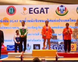 <strong>Read more about</strong><br />“วราภรณ์” โกย 3 เหรียญทอง รุ่น 53 กิโลกรัม ยุวชนหญิง ศึก EGAT “วราภรณ์” โกย 3 เหรียญทอง รุ่น 53 กิโลกรัม ยุวชนหญิง ศึก EGAT