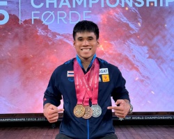 <strong>Read more about</strong><br />เหรียญทองมาแล้ว! “ฟ่าง” เจ๋งคว้า 1 ทอง, 1 เงิน, 1 ทองแดง - “ออย” รับ 1 ทองแดง เหรียญทองมาแล้ว! “ฟ่าง” เจ๋งคว้า 1 ทอง, 1 เงิน, 1 ทองแดง - “ออย” รับ 1 ทองแดง