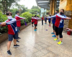 ทัพนักกีฬายกน้ำหนักทีมชาติไทย พร้อมขึ้นเวทีแข่งขันกีฬาซีเกมส์ครั้งที่ 31 ที่ประเทศเวียดนามในวันพรุ่งนี้