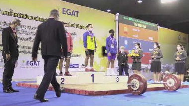 การแข่งขัน EGAT ยกน้ำหนักชิงชนะเลิศแห่งประเทศไทย ประจำปี 2564 27/10/2021 MEN 81 kg A