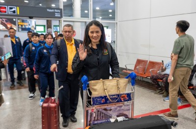 นักยกน้ำหนักไทยถึงกรุงอัสตานา-ลงซ้อมพร้อมสู้ศึกยุวชนและเยาวช ... Image 15