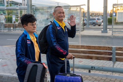 นักยกน้ำหนักไทยถึงกรุงอัสตานา-ลงซ้อมพร้อมสู้ศึกยุวชนและเยาวช ... Image 17