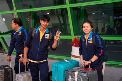 นักยกน้ำหนักไทยถึงกรุงอัสตานา-ลงซ้อมพร้อมสู้ศึกยุวชนและเยาวช ... Image 25