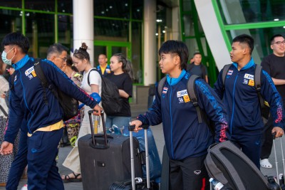 นักยกน้ำหนักไทยถึงกรุงอัสตานา-ลงซ้อมพร้อมสู้ศึกยุวชนและเยาวช ... Image 26