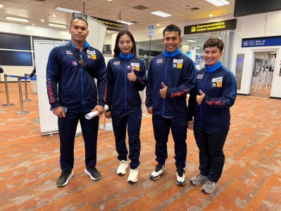 จอมพลังทีมชาติไทยทัพหน้าลัดฟ้าถึงนอร์เวย์แล้ว-ชุดสองเตรียมเด ... Image 3