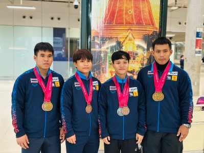 จอมพลังชุดชิงชนะเลิศแห่งโลกหอบเหรียญกลับบ้านแล้ว-“เสธ.ยอด” น ... Image 4