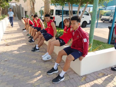 จอมพลังทีมชาติไทยเดินทางถึงกรุงมานามา พร้อมทำศึกเอเชี่ยนยูธเ ... Image 1