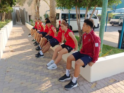 จอมพลังทีมชาติไทยเดินทางถึงกรุงมานามา พร้อมทำศึกเอเชี่ยนยูธเ ... Image 2