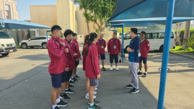 จอมพลังทีมชาติไทยเดินทางถึงกรุงมานามา พร้อมทำศึกเอเชี่ยนยูธเ ... Image 18