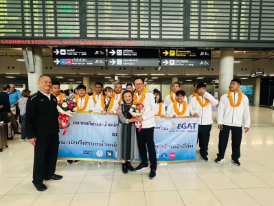 “กนิษฐา” หอบเหรียญเงินเอเชียนยูธเกมส์ 2025 ถึงไทยได้รับการต้ ... Image 2