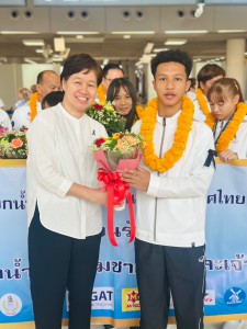 “กนิษฐา” หอบเหรียญเงินเอเชียนยูธเกมส์ 2025 ถึงไทยได้รับการต้ ... Image 16