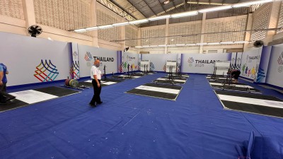 สนามยกน้ำหนักซีเกมส์ ครั้งที่ 33 เปิดให้จอมพลังทุกชาติซ้อมได ... Image 1