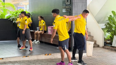 จอมพลังทีมชาติไทยยกทัพถึงชลบุรีแล้วเตรียมล่าเหรียญซีเกมส์ คร ... Image 2