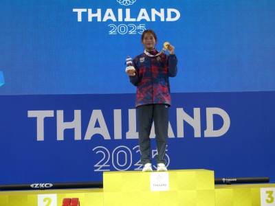 จอมพลังไทยกระฉูดเหมา 3 เหรียญทอง “เวฟ“ ปลดล็อกซีเกมส์และทุบส ... Image 21