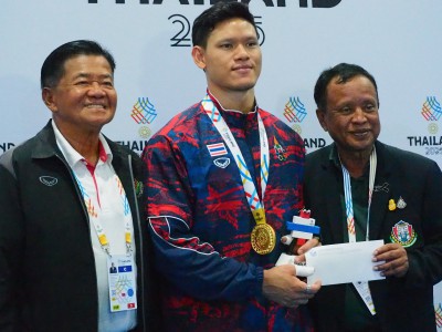 “ศรัท” คว้าเหรียญทองซีเกมส์รอบ 12 ปี-“วรพรต” รับเหรียญทองแดง Image 17