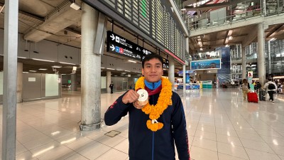 คณะนักกีฬายกน้ำหนักชุด “กาตาร์ คัพ” เดินทางกลับถึงไทยแล้ว Image 8