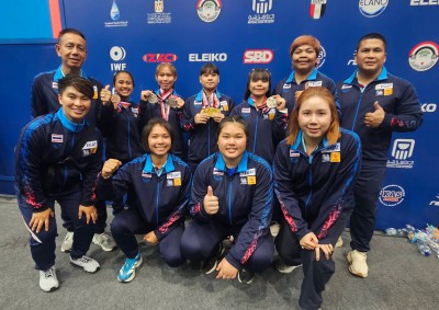 จอมพลังสาวดาวรุ่งไทยคว้าอันดับ 6 คะแนนรวมทีมหญิง ศึกเยาวชนโล ... Image 3