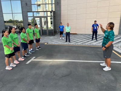 นักยกน้ำหนักไทยลงฝึกซ้อมพร้อมล่าเหรียญรางวัลรายการยุวชน-เยาว ... Image 7