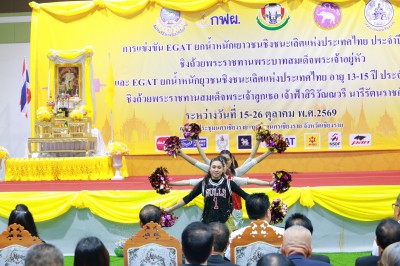 เปิด EGAT ยกน้ำหนักเยาวชนฯ ยิ่งใหญ่-จอมพลังอินโดนีเซียเหมา 3 ... Image 20