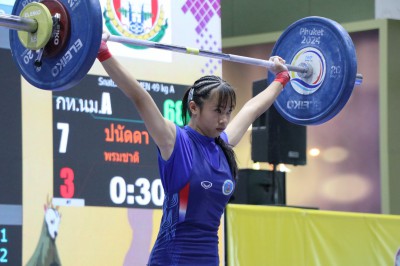 “ปนัดดา-ภาณุเดช” คว้าคนละ 3 เหรียญทอง ศึก EGAT ยกน้ำหนักเยาว ... Image 3