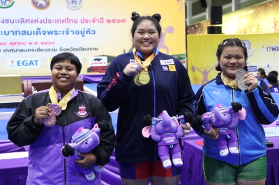 “ณัฐนิดา-พนธกร” กวาดคนละ 3 เหรียญทอง ปิดฉาก EGAT ยกน้ำหนักเย ... Image 16