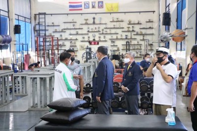 พล.อ.วิชญ์ ตรวจเยี่ยมการฝึกซ้อมของทัพยกน้ำหนักทีมชาติไทย ที่ ... Image 14